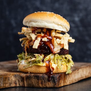 Kim Chi Burger.                                                 “The Mighty”