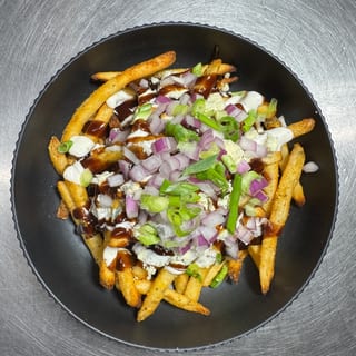 BBQ & Blue Cheese Loaded Fries