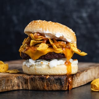 Chili Burger !!!FRITOS!!!